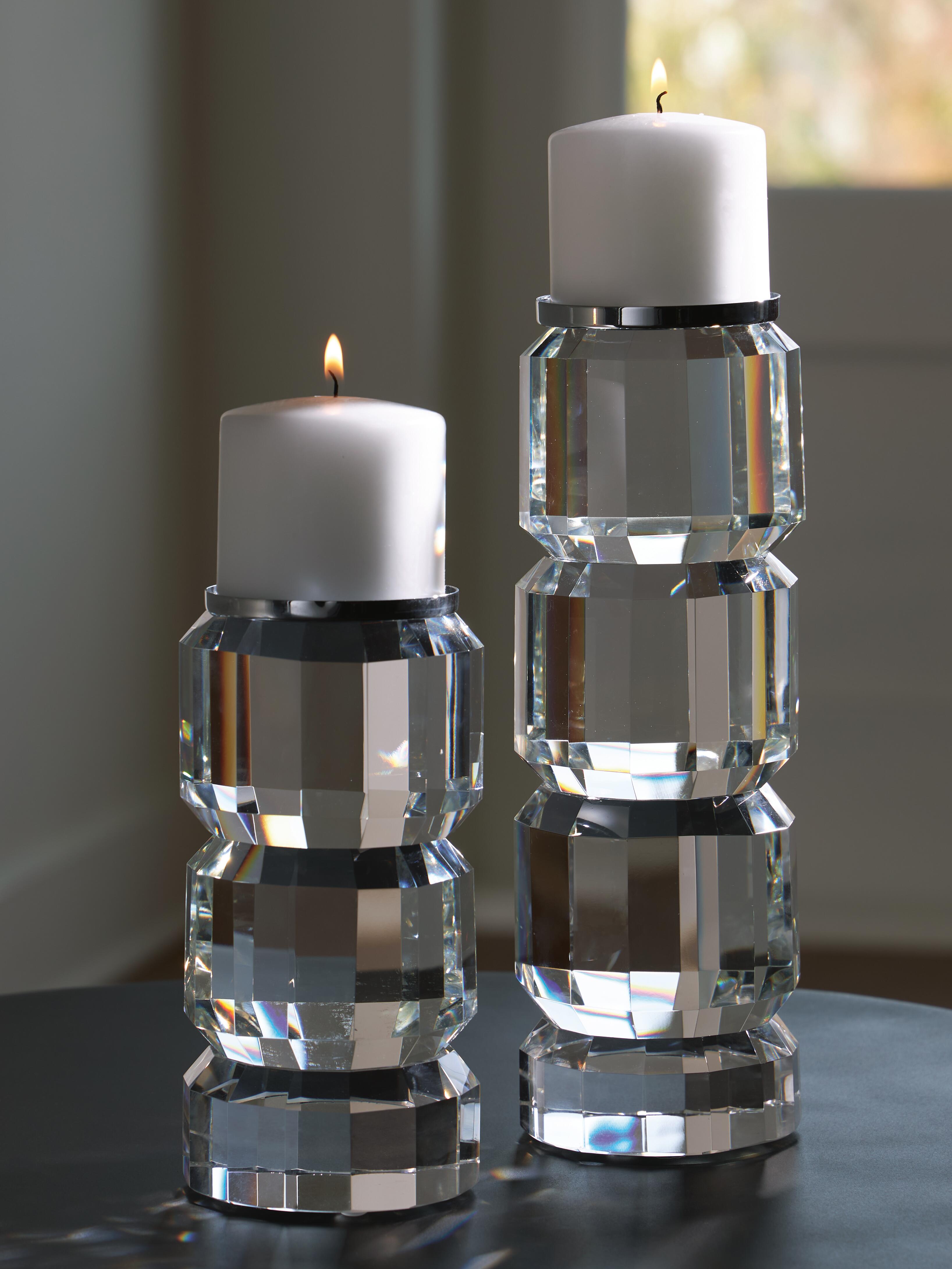 Brentley Candle Holder Set (Set of 2) - Luxury Home Furniture (MI)
