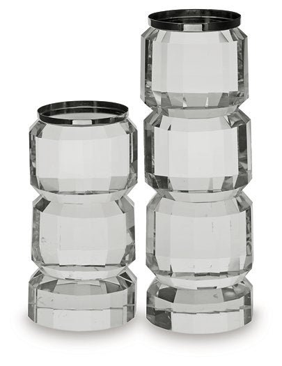 Brentley Candle Holder Set (Set of 2) - Luxury Home Furniture (MI)