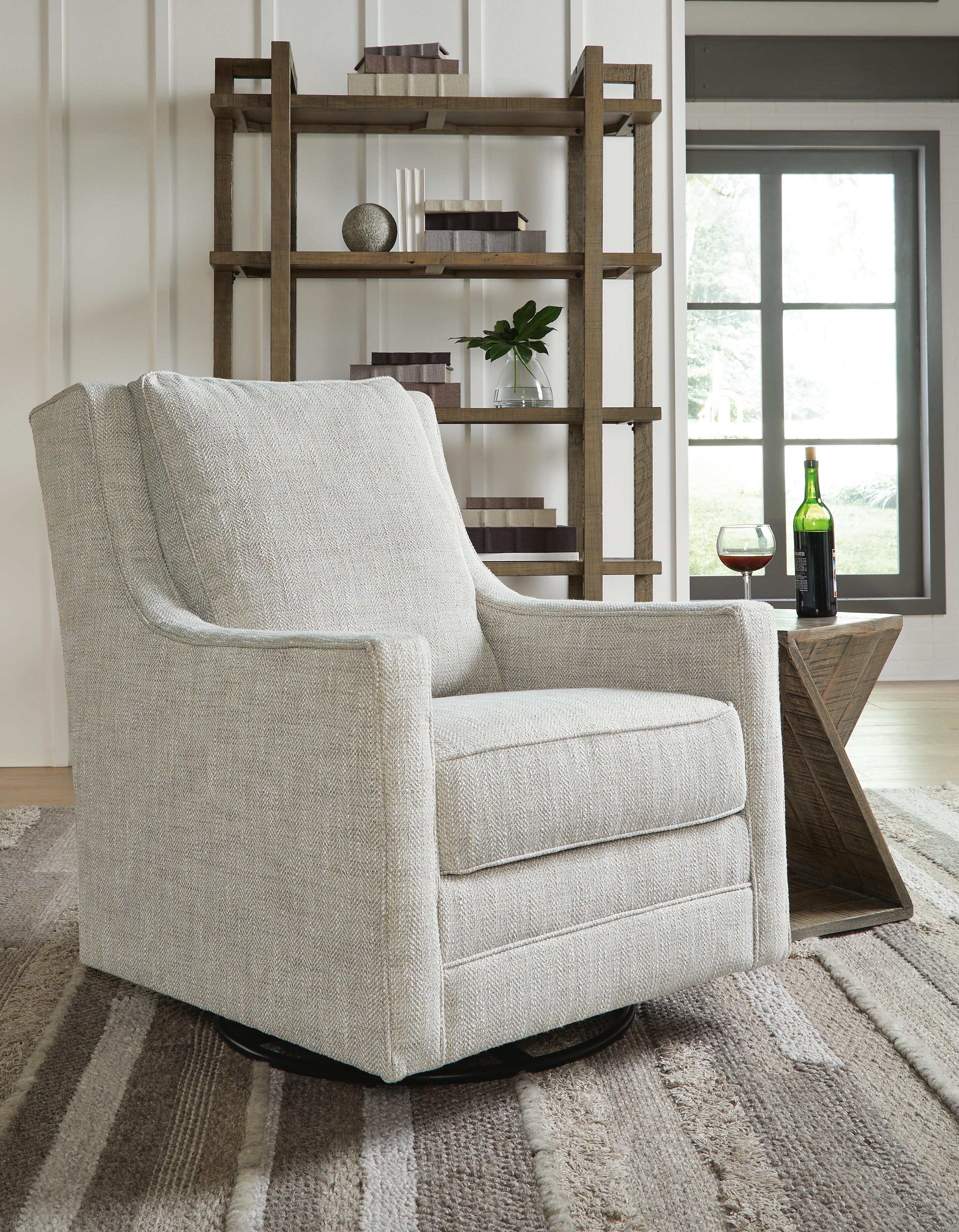 Kambria Swivel Glider Accent Chair - Luxury Home Furniture (MI)