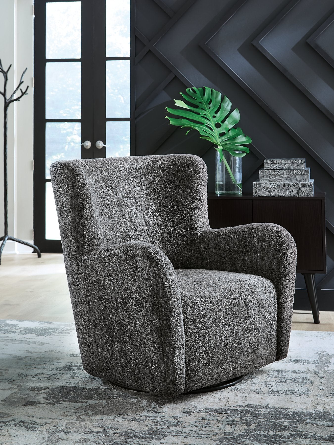 Rowenburg Swivel Glider Accent Chair - Luxury Home Furniture (MI)