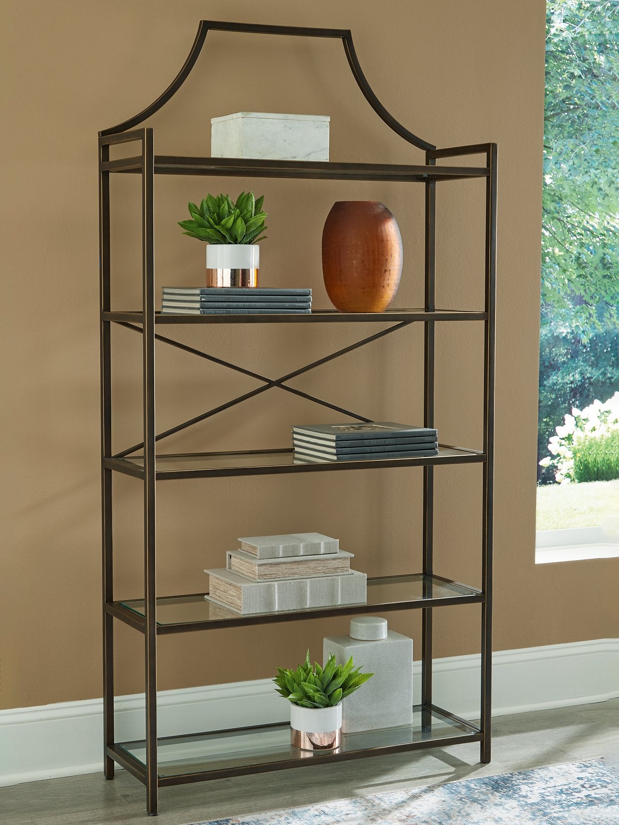 Bernonly 72" Bookcase - Luxury Home Furniture (MI)