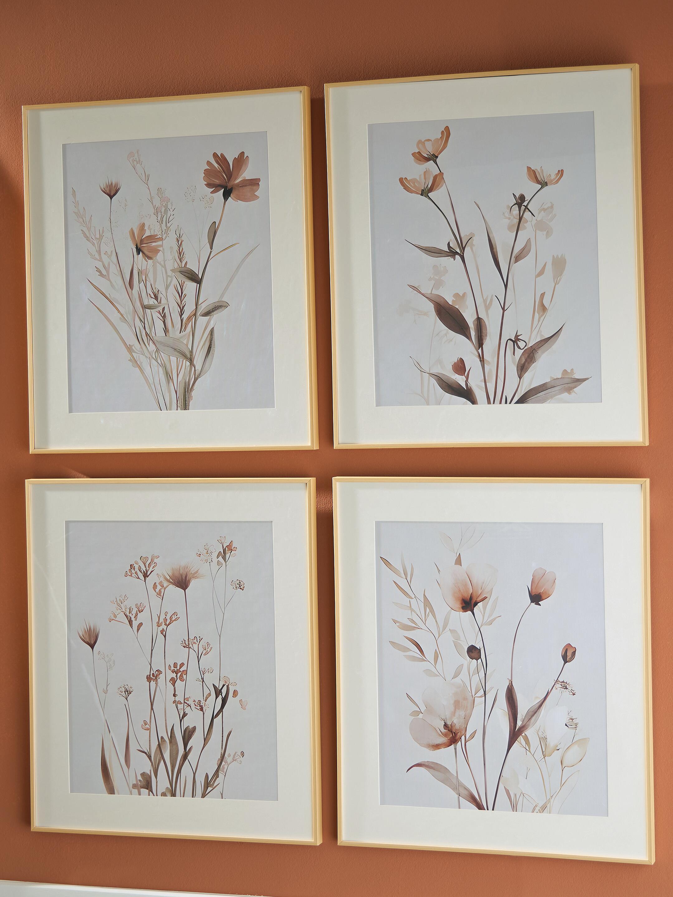 Chettings Wall Art (Set of 4) - Luxury Home Furniture (MI)