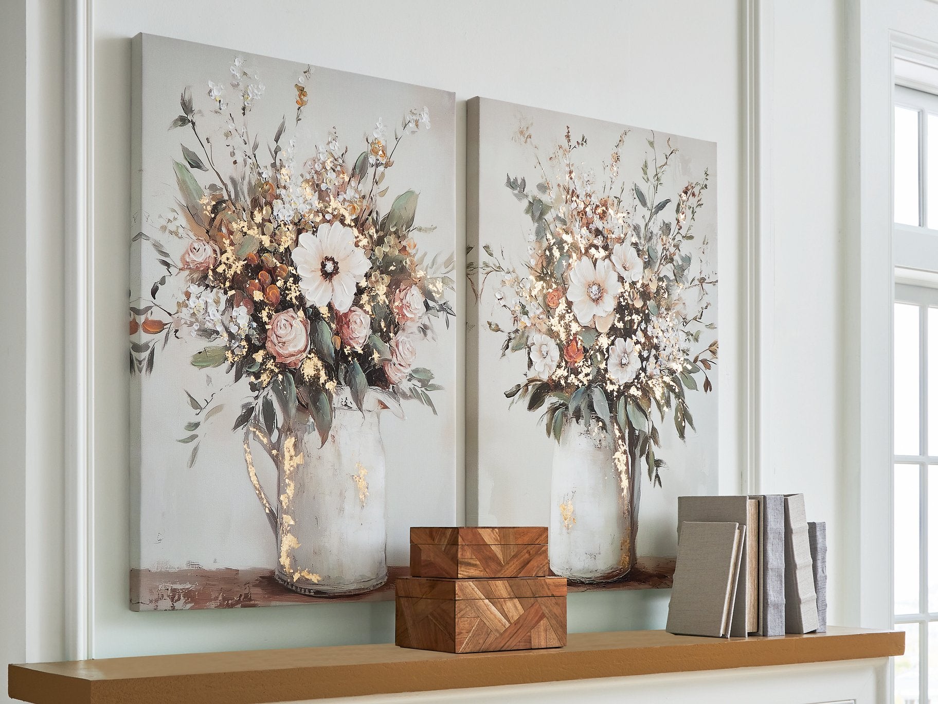 Faisaldon Wall Art (Set of 2) - Luxury Home Furniture (MI)