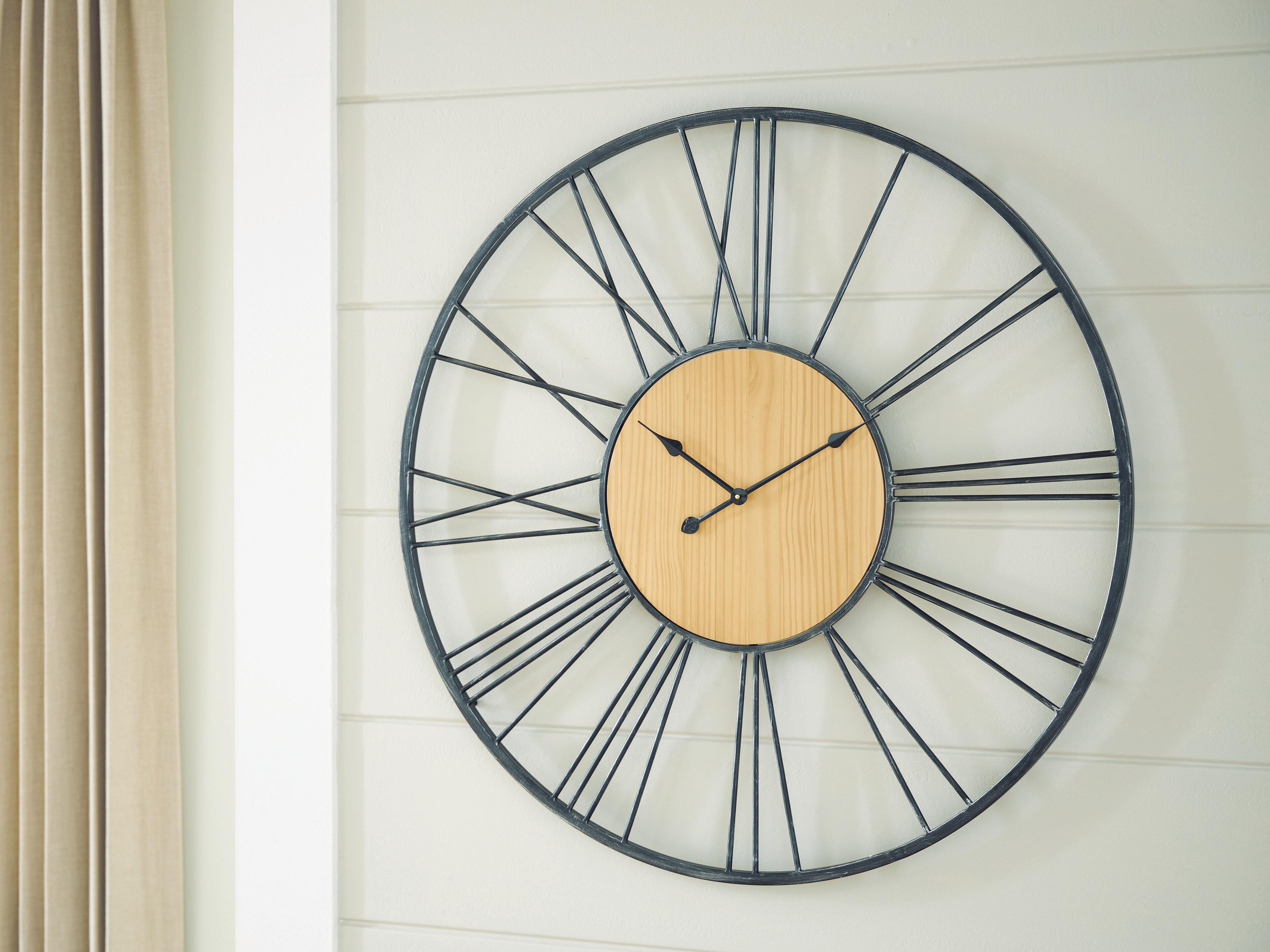 Brockett Wall Clock - Luxury Home Furniture (MI)