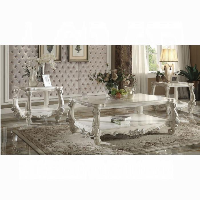 Versailles Bone White Coffee Table - Luxury Home Furniture (MI)
