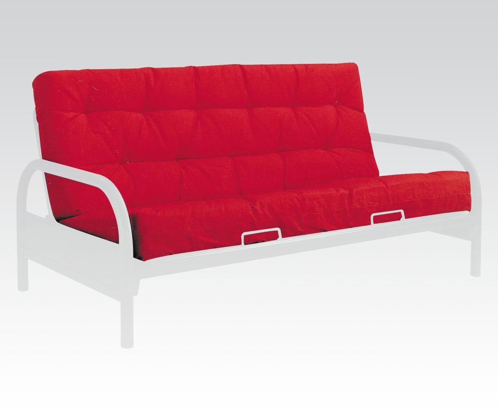 Acme 8" Full Futon Mattress in Red/Black 02812 - Luxury Home Furniture (MI)
