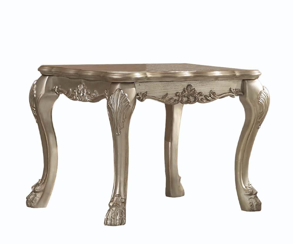 Acme Dresden End Table in Gold Patina 83161 - Luxury Home Furniture (MI)