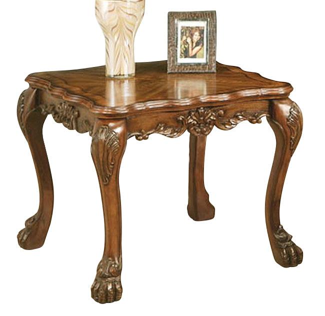 Acme Dresden Traditional End Table in Cherry Oak 12166 - Luxury Home Furniture (MI)