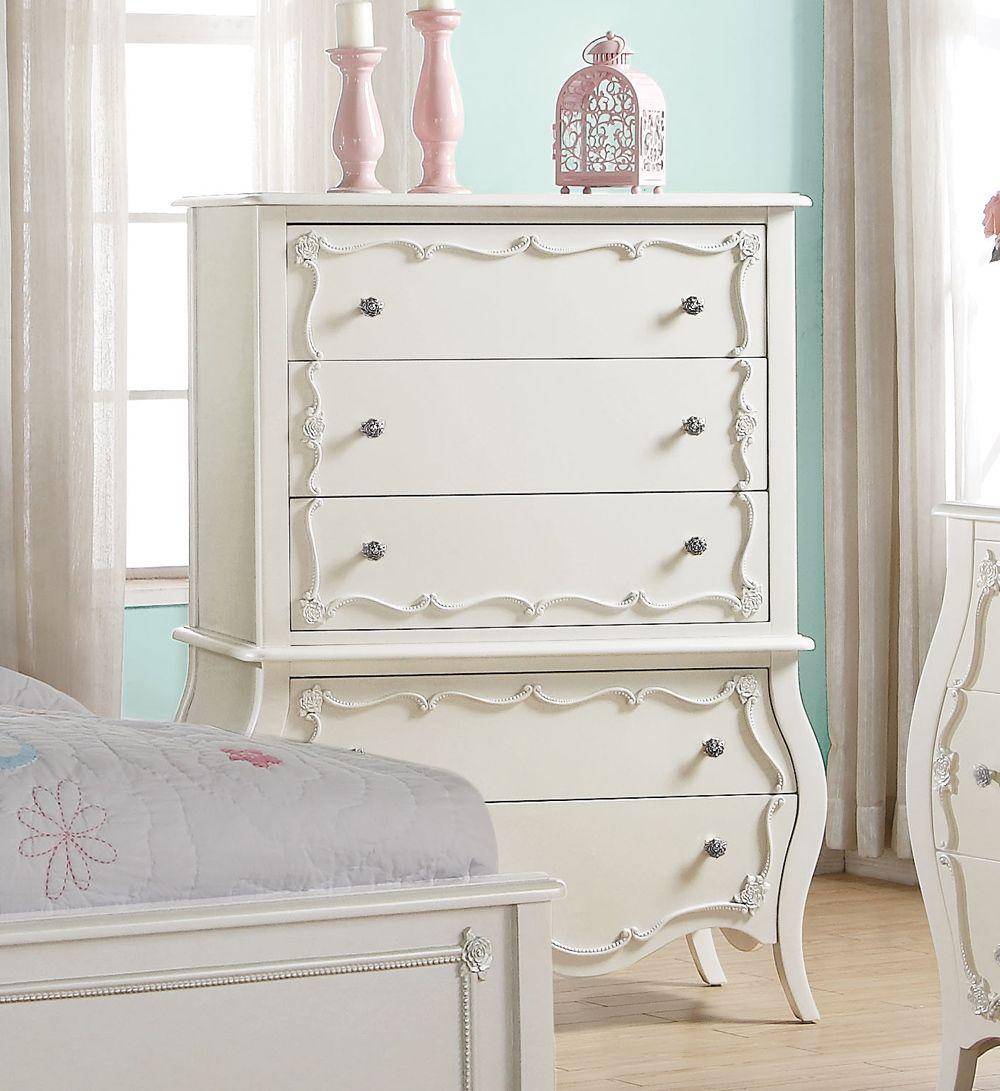 Acme Edalene Chest in Pearl White 30515 - Luxury Home Furniture (MI)