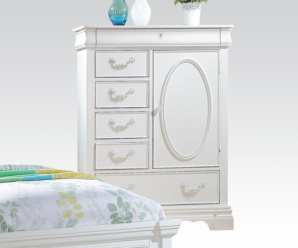 ACME Estrella Youth Chest in White 30246 - Luxury Home Furniture (MI)
