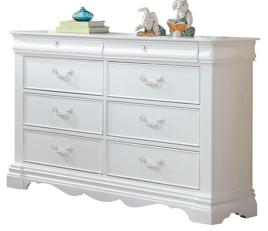 ACME Estrella Youth Dresser in White 30245 - Luxury Home Furniture (MI)
