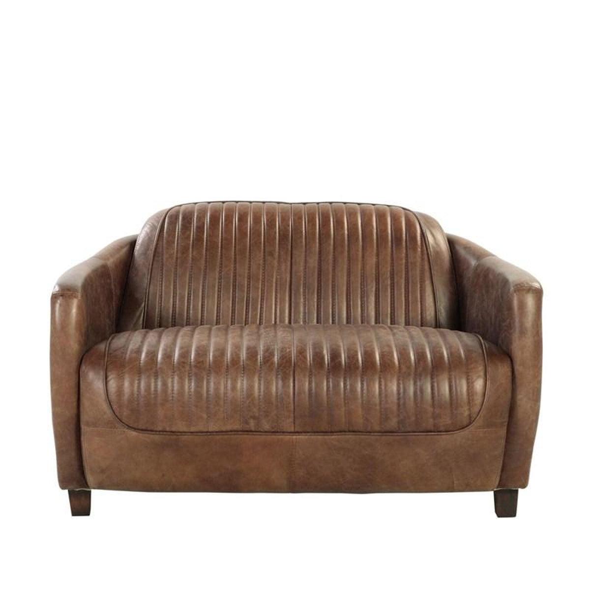Acme Furniture Brancaster Loveseat in Retro Brown 53546 - Luxury Home Furniture (MI)