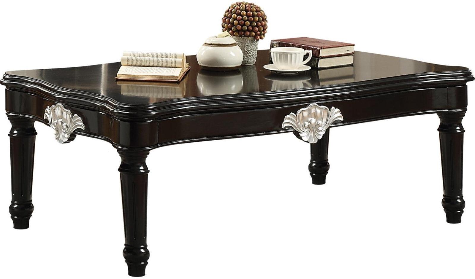Acme Furniture Ernestine Coffee Table in Black 82110 - Luxury Home Furniture (MI)