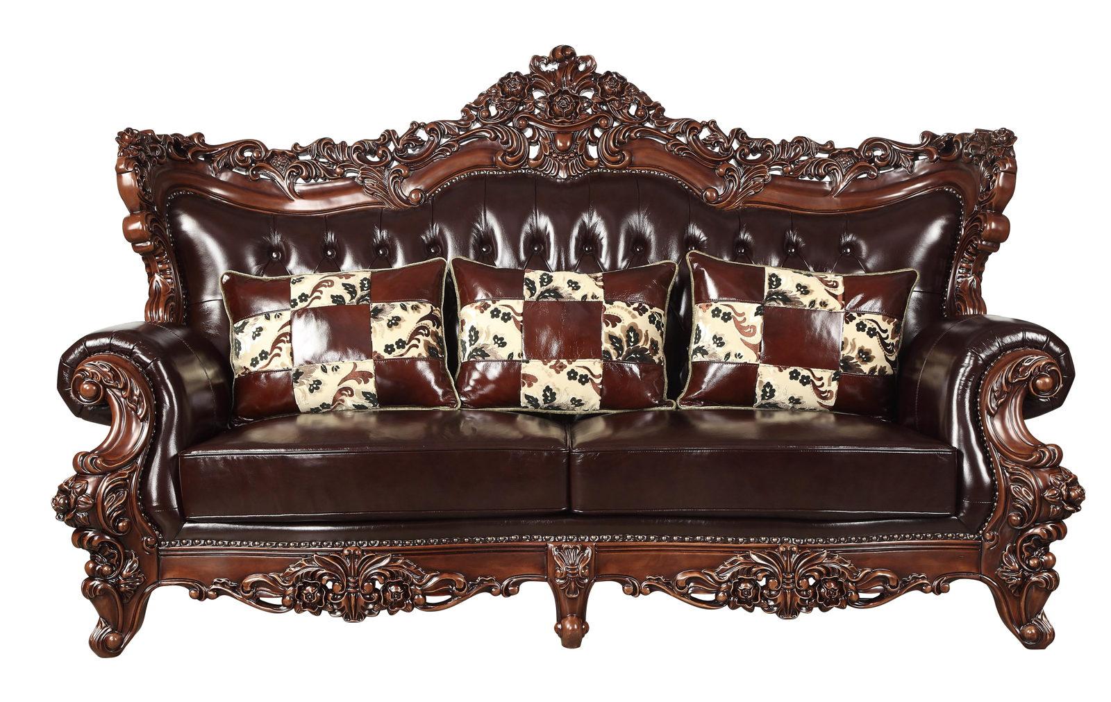 Acme Furniture Forsythia Sofa in Espresso 53070 - Luxury Home Furniture (MI)