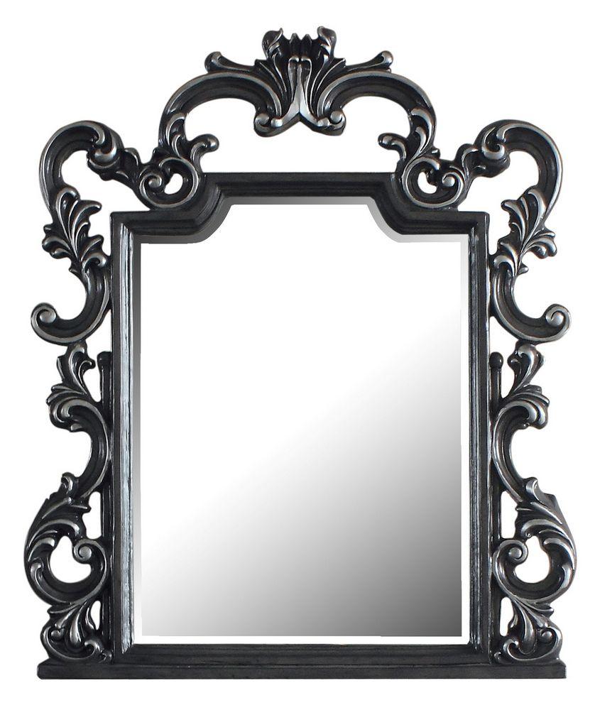 Acme Furniture House Delphine Mirror in Charcoal 28834 - Luxury Home Furniture (MI)