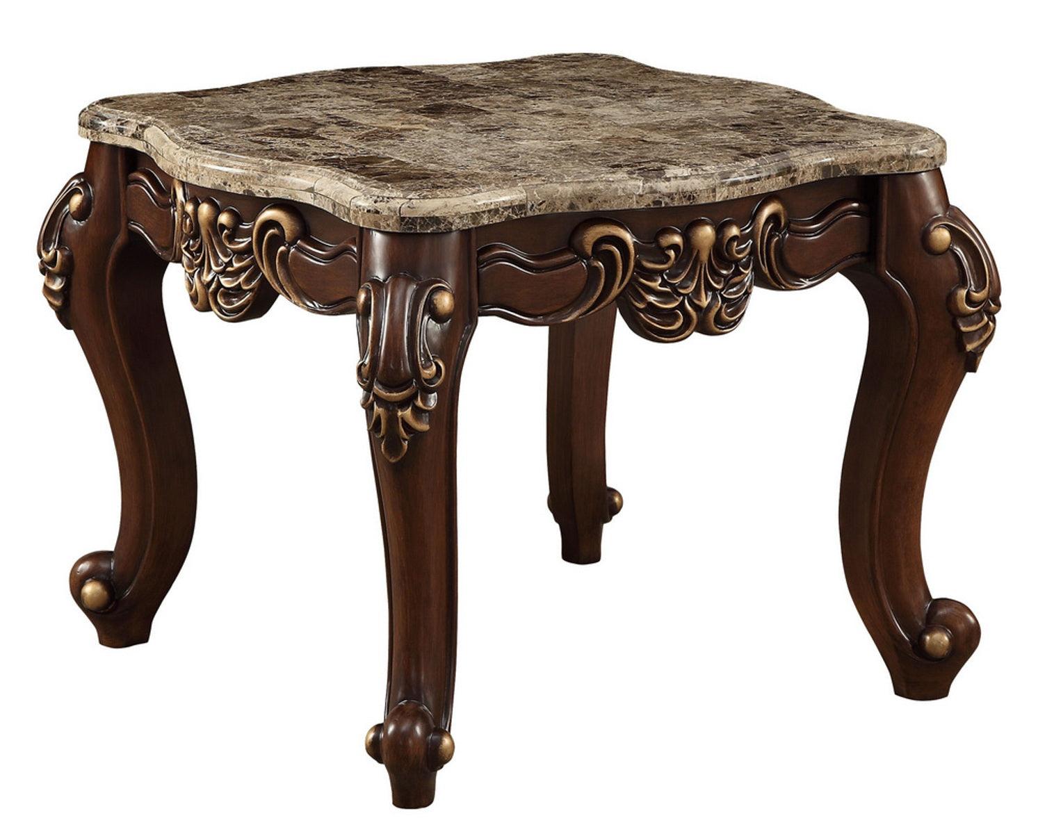 Acme Furniture Mehadi End Table in Walnut 81697 - Luxury Home Furniture (MI)