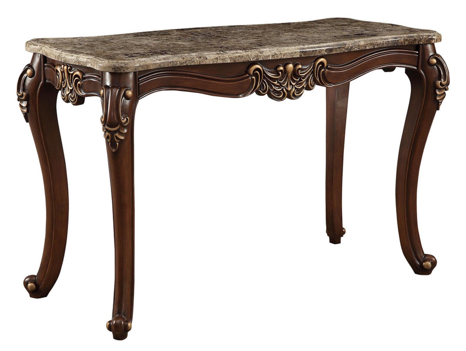 Acme Furniture Mehadi Sofa Table in Walnut 81698 - Luxury Home Furniture (MI)