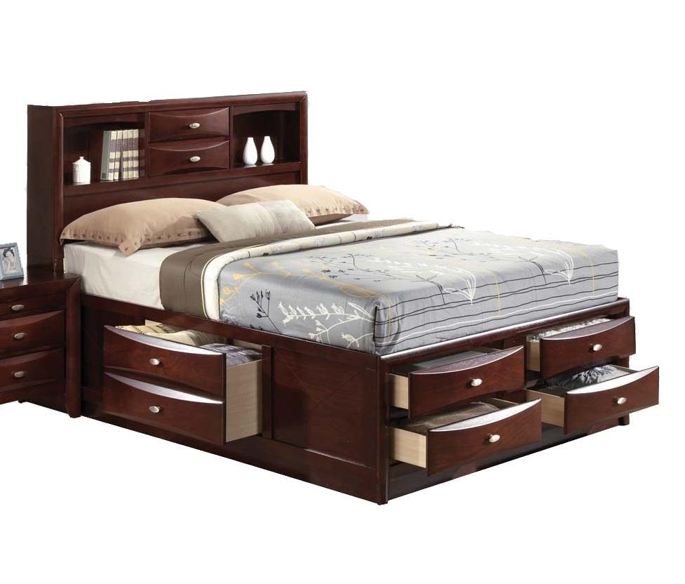 Acme Ireland Full Storage Bed in Brown 21590F - Luxury Home Furniture (MI)
