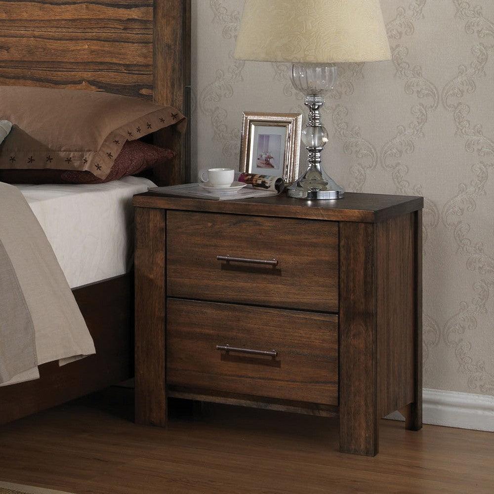 Acme Merrilee 2-Drawer Nightstand in Oak 21683 - Luxury Home Furniture (MI)