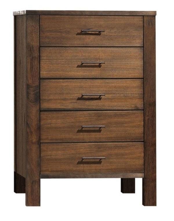 Acme Merrilee 5-Drawer Chest in Oak 21686 - Luxury Home Furniture (MI)