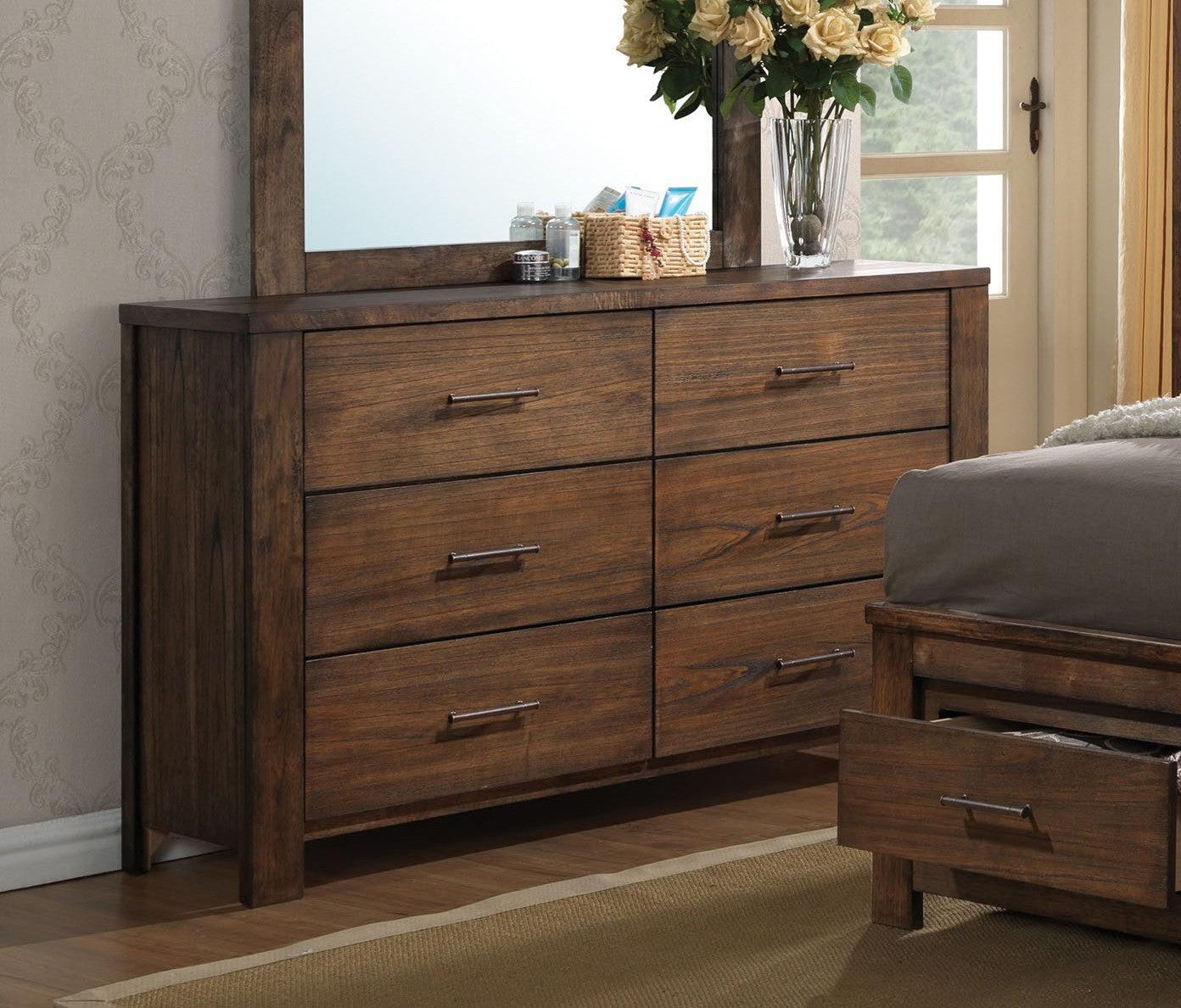 Acme Merrilee Drawer Dresser in Oak 21685 - Luxury Home Furniture (MI)