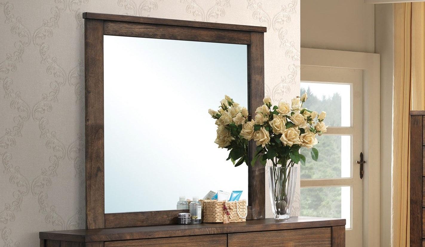 Acme Merrilee Landscape Mirror in Oak 21684 - Luxury Home Furniture (MI)