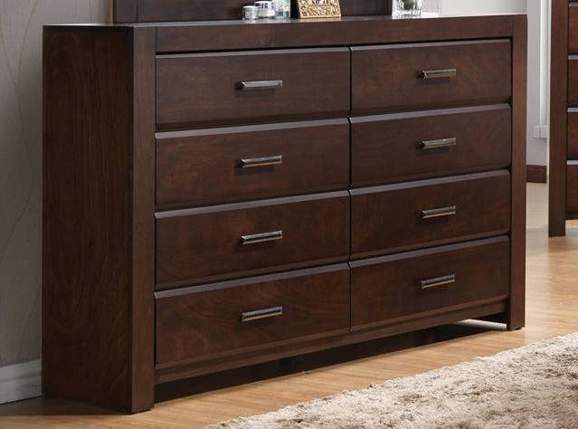 Acme Oberreit 8 Drawer Dresser in Walnut 25795 - Luxury Home Furniture (MI)
