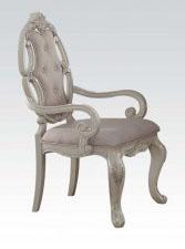 Acme Ragenardus Arm Chair in Antique White (Set of 2) 61283 - Luxury Home Furniture (MI)