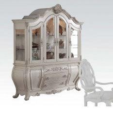 Acme Ragenardus Hutch and Buffet in Antique White 61284 - Luxury Home Furniture (MI)
