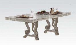 Acme Ragenardus Rectangular Dining Table in Antique White 61280 - Luxury Home Furniture (MI)