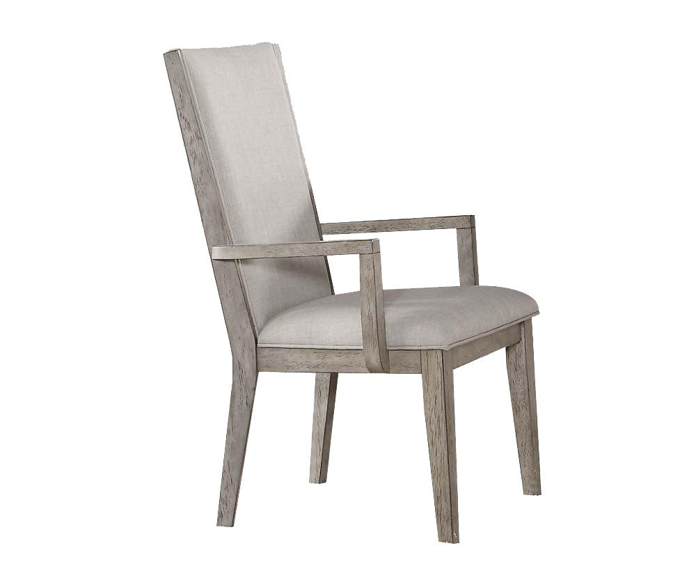 Acme Rocky Arm Chair in Gray Oak (Set of 2) 72863 - Luxury Home Furniture (MI)