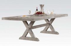Acme Rocky Rectangular Dining Table in Gray Oak 72860 - Luxury Home Furniture (MI)