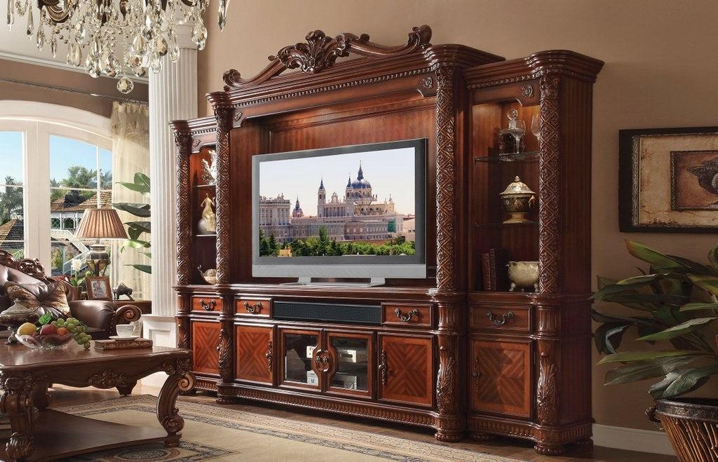 Acme Vendome Entertainment Center in Cherry 91315 - Luxury Home Furniture (MI)