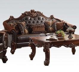 Acme Vendome Sofa in Cherry 53130 - Luxury Home Furniture (MI)