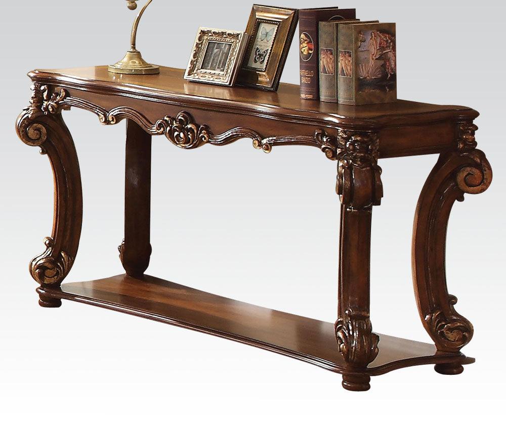 Acme Vendome Sofa Table in Cherry 82004 - Luxury Home Furniture (MI)