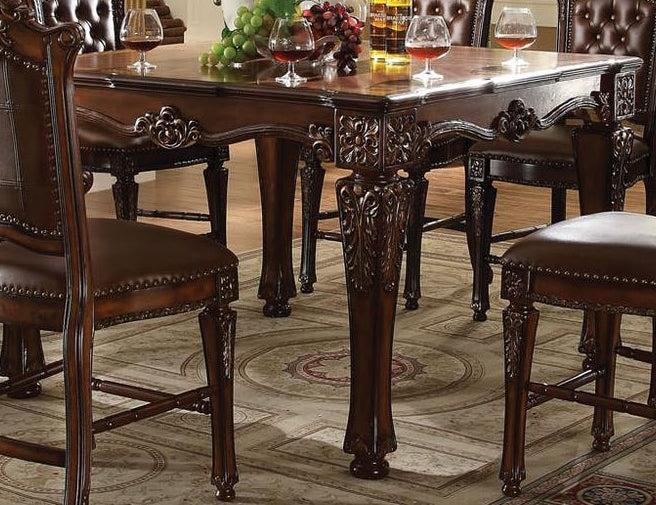 Acme Vendome Square Counter Height Table in Cherry 62025 CLOSEOUT - Luxury Home Furniture (MI)