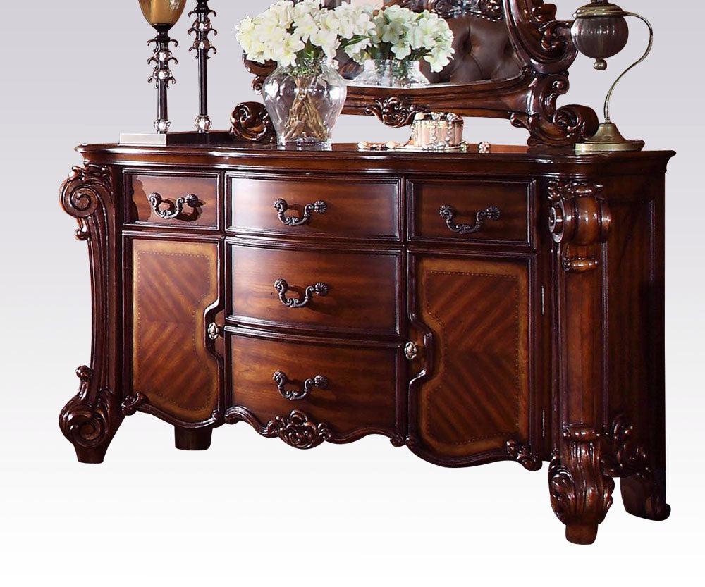 Acme Vendome Traditional Dresser/Server with Four Drawers and Two Doors in Cherry 22005 - Luxury Home Furniture (MI)