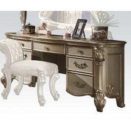 Acme Vendome Vanity Desk in Gold Patina 23007 - Luxury Home Furniture (MI)