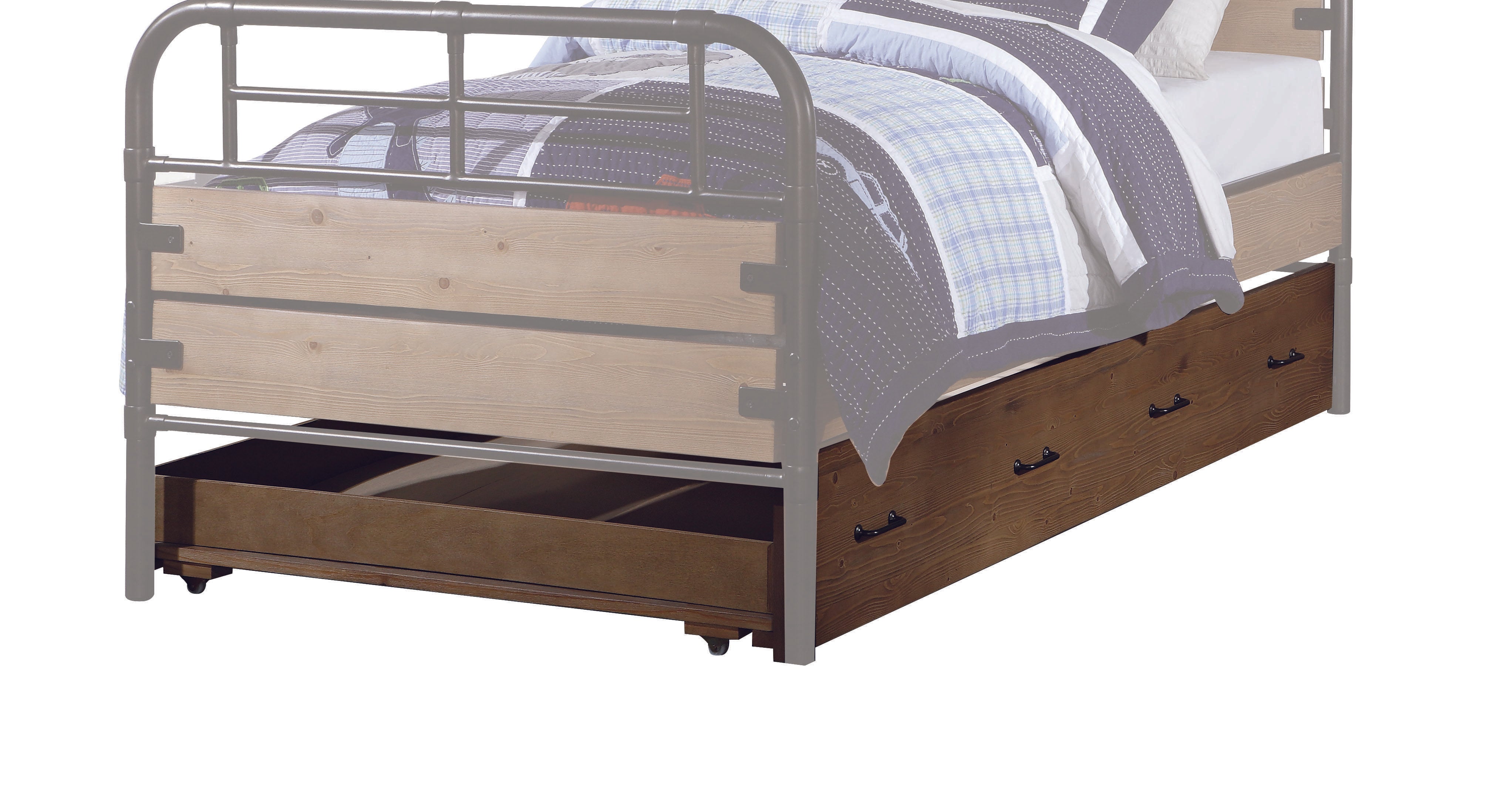 Adams Antique Oak Trundle (Twin) - Luxury Home Furniture (MI)