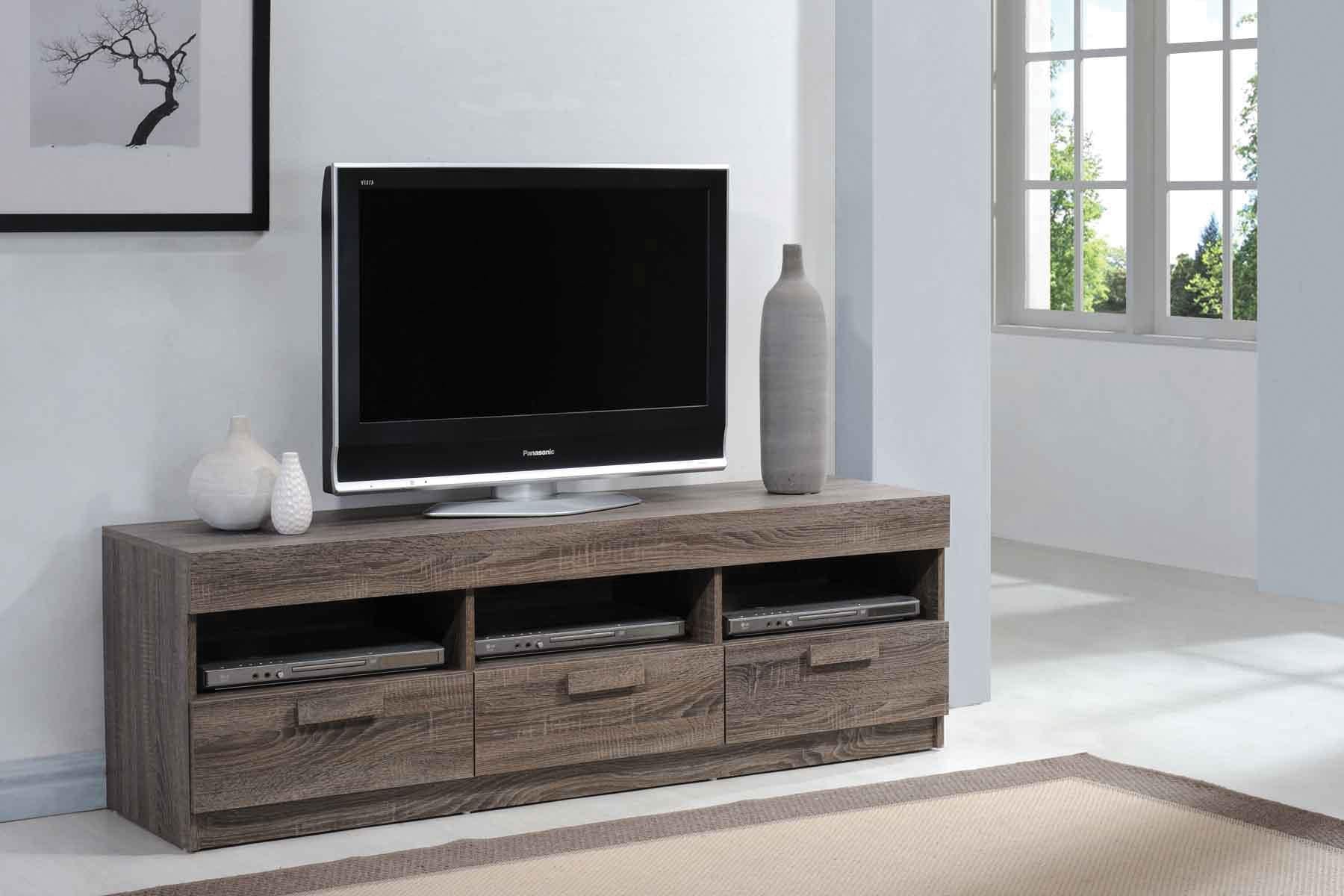 Alvin Rustic Oak TV Stand - Luxury Home Furniture (MI)