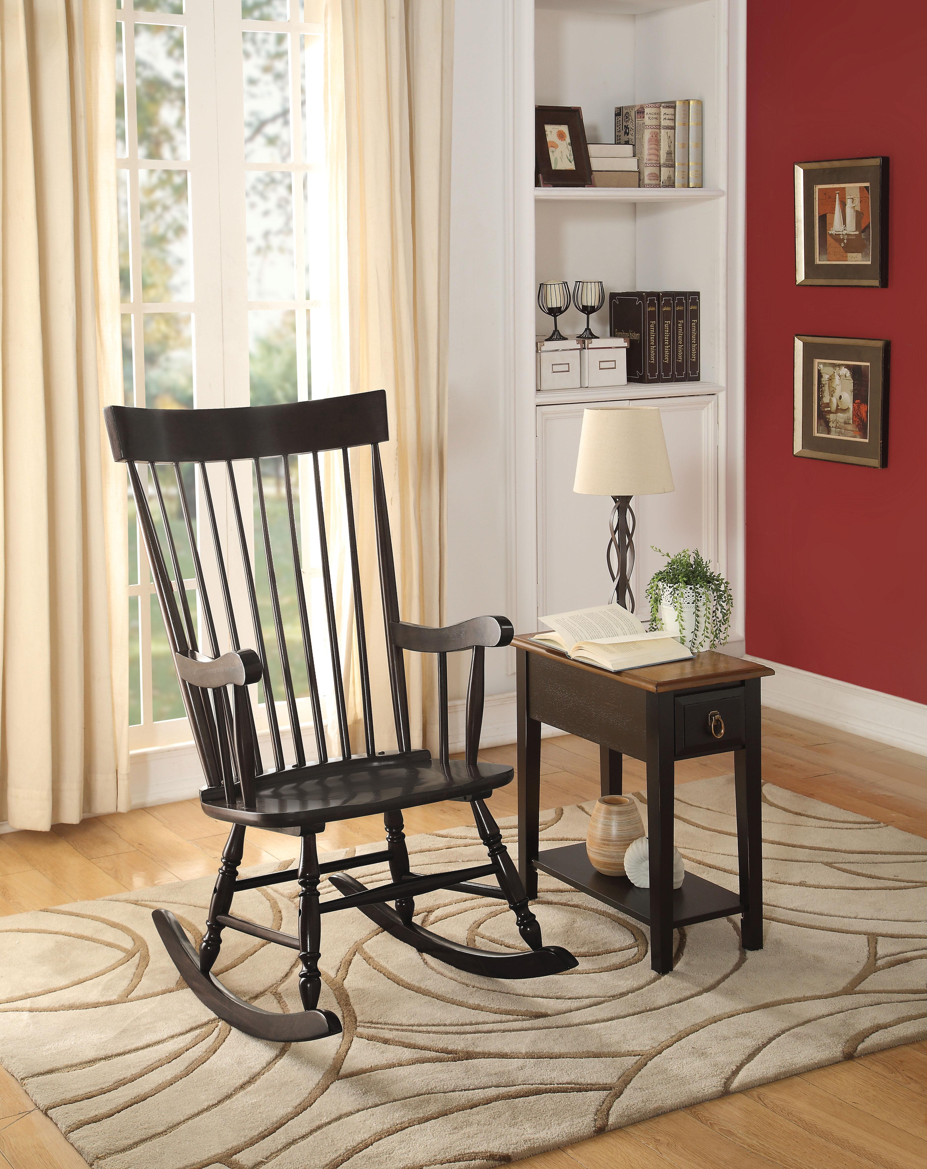 Arlo Black Rocking Chair - Luxury Home Furniture (MI)