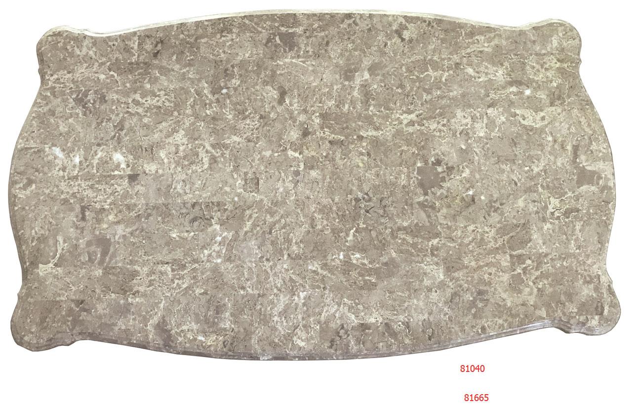 Bently Marble & Champagne Coffee Table - Luxury Home Furniture (MI)