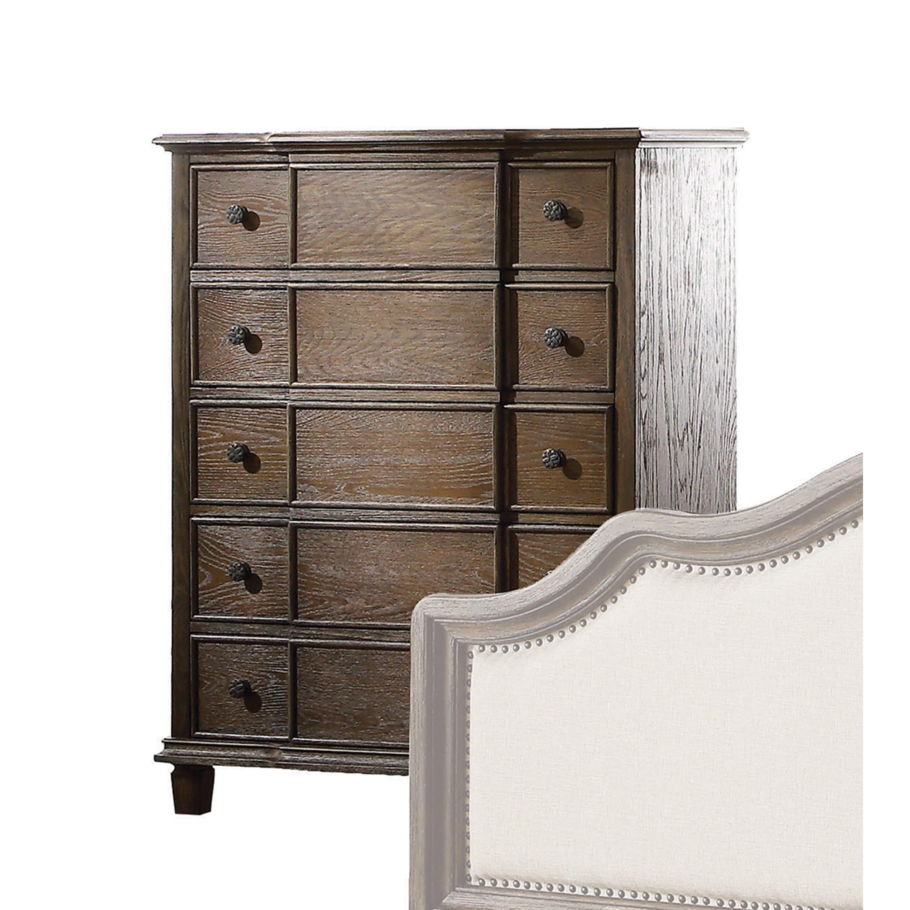 Baudouin Weathered Oak Chest - Luxury Home Furniture (MI)