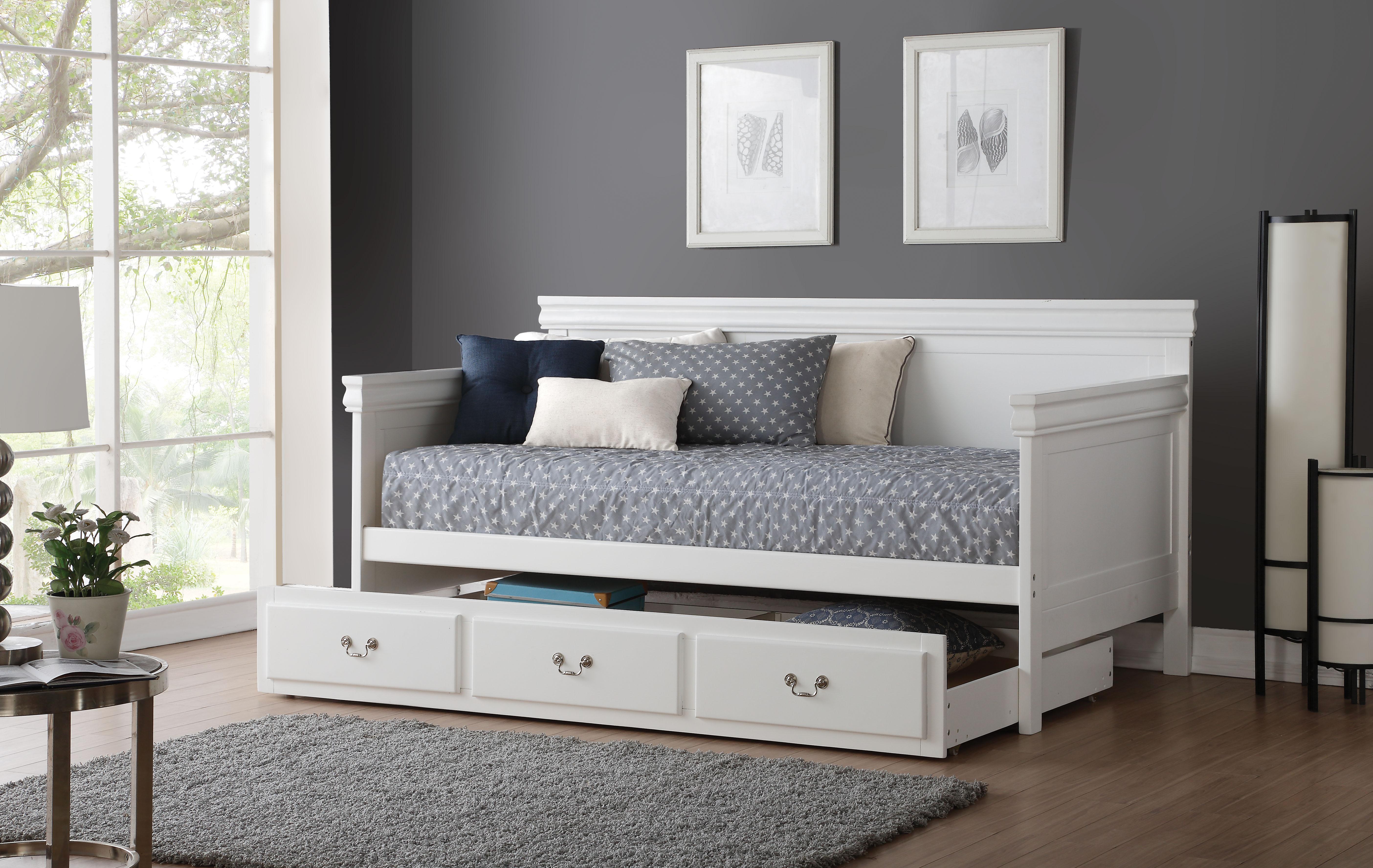 Bailee White Daybed (Twin Size) - Luxury Home Furniture (MI)