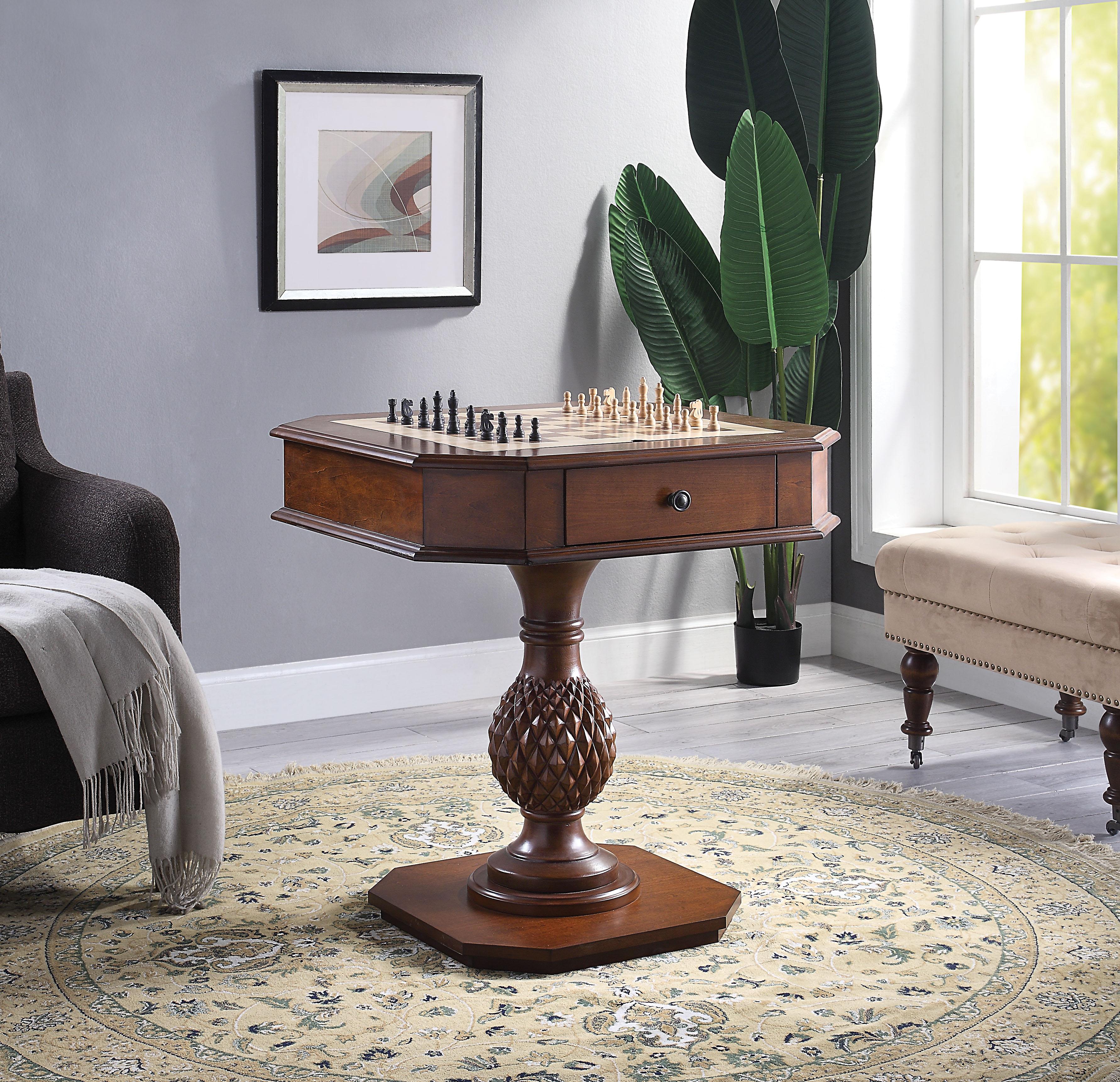 Bishop II Cherry Game Table - Luxury Home Furniture (MI)