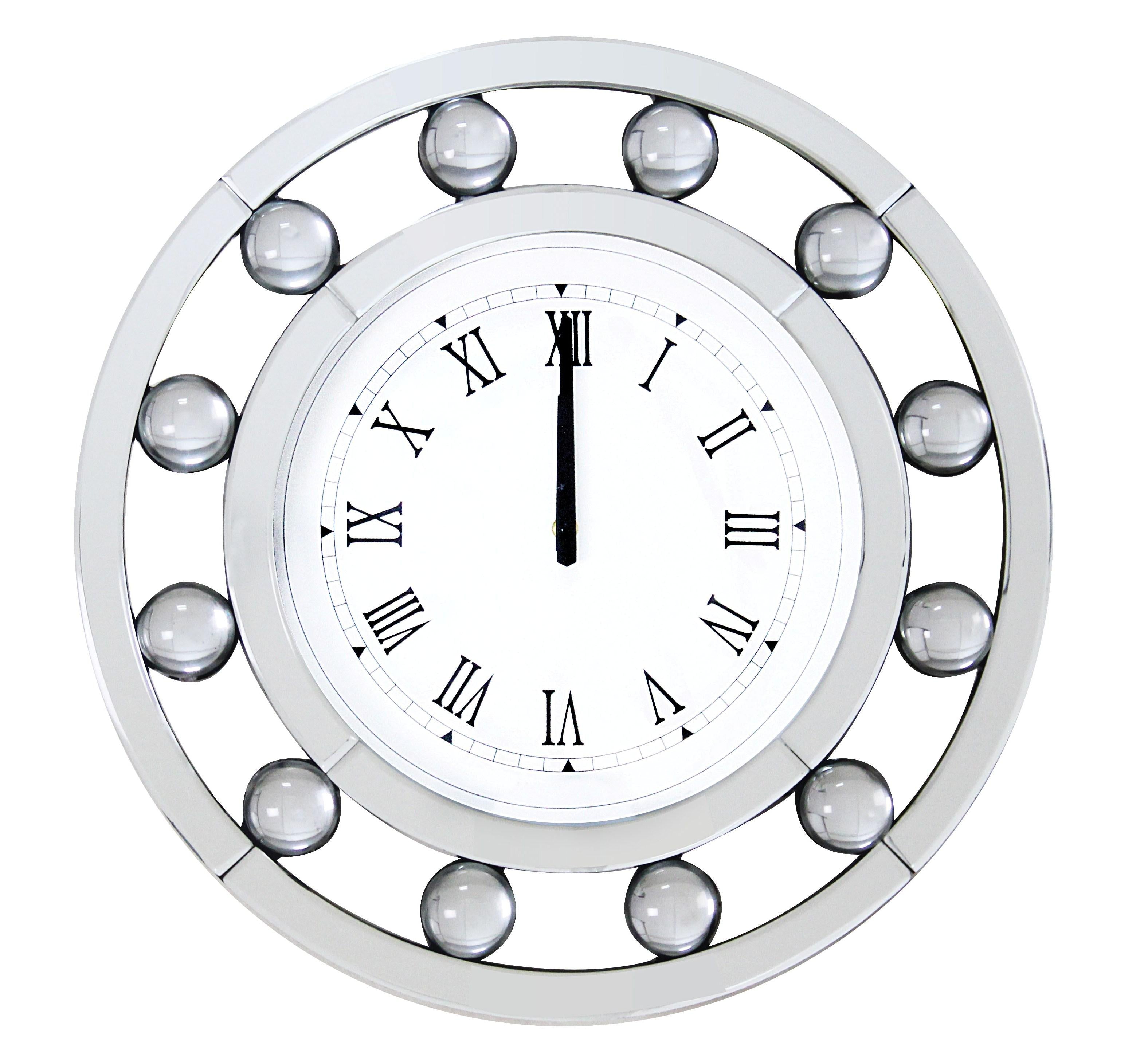 Boffa Mirrored Wall Clock - Luxury Home Furniture (MI)