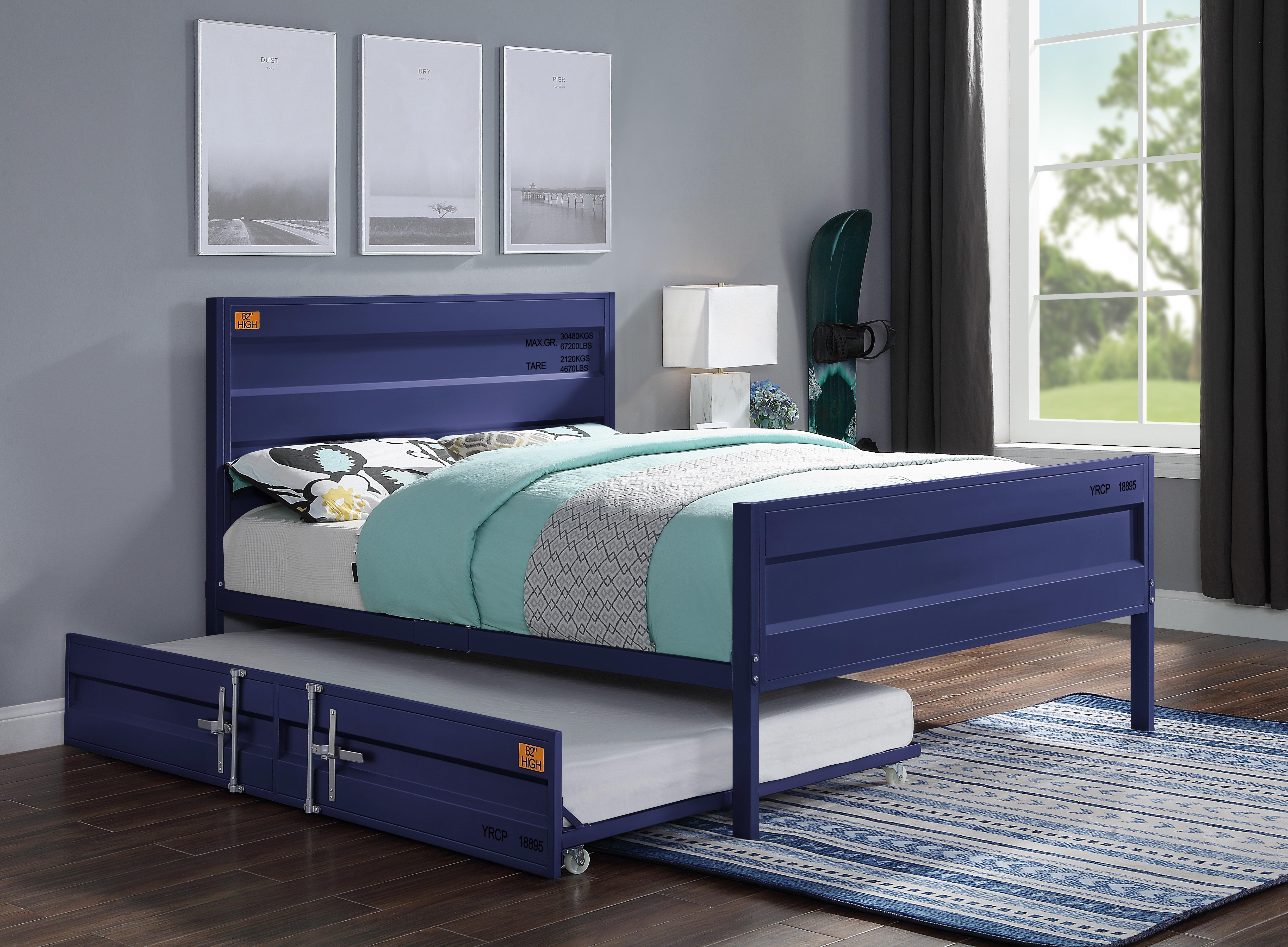 Cargo Blue Full Bed - Luxury Home Furniture (MI)