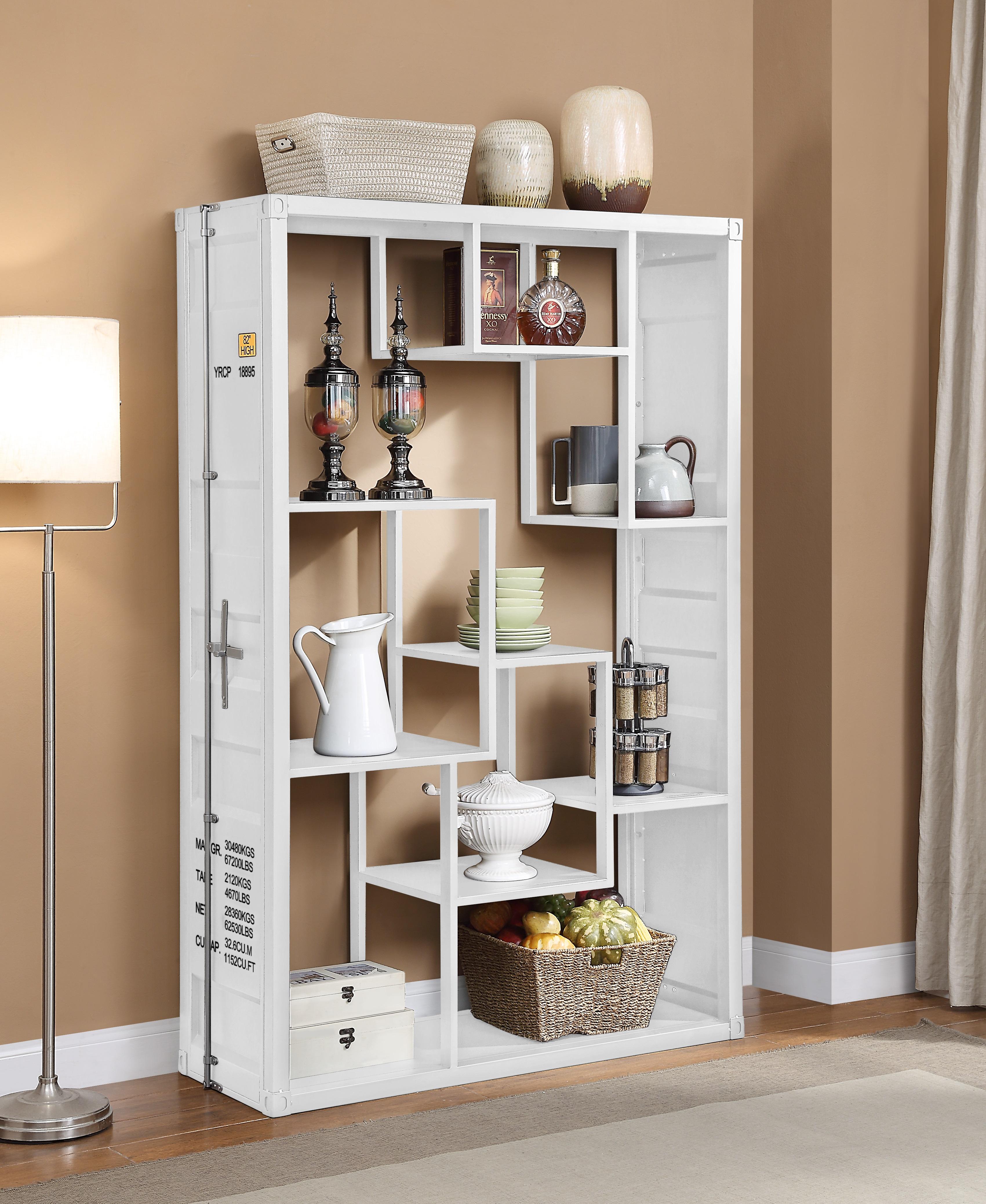 Cargo White Shelf Rack / Book Shelf - Luxury Home Furniture (MI)