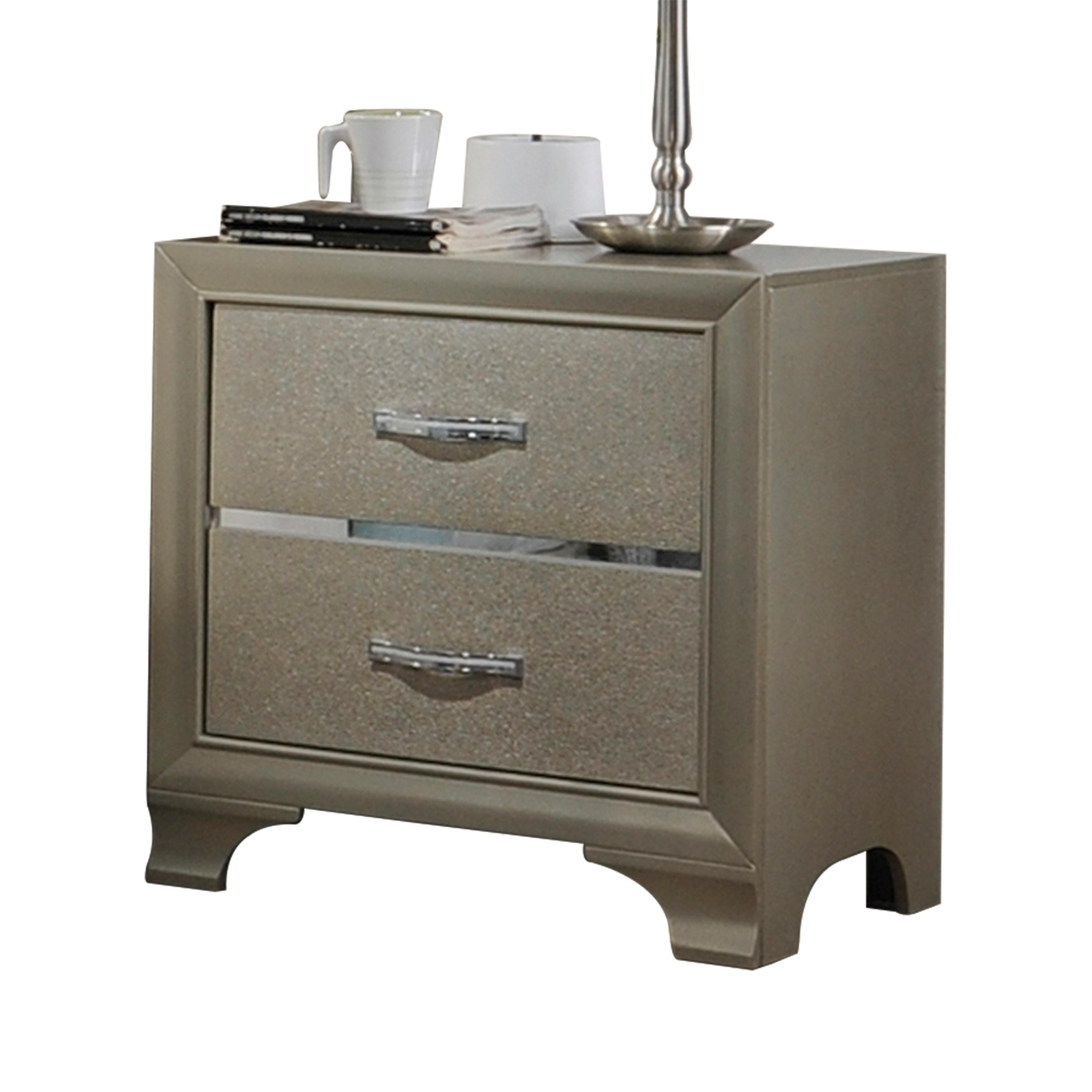 Carine Champagne Nightstand - Luxury Home Furniture (MI)