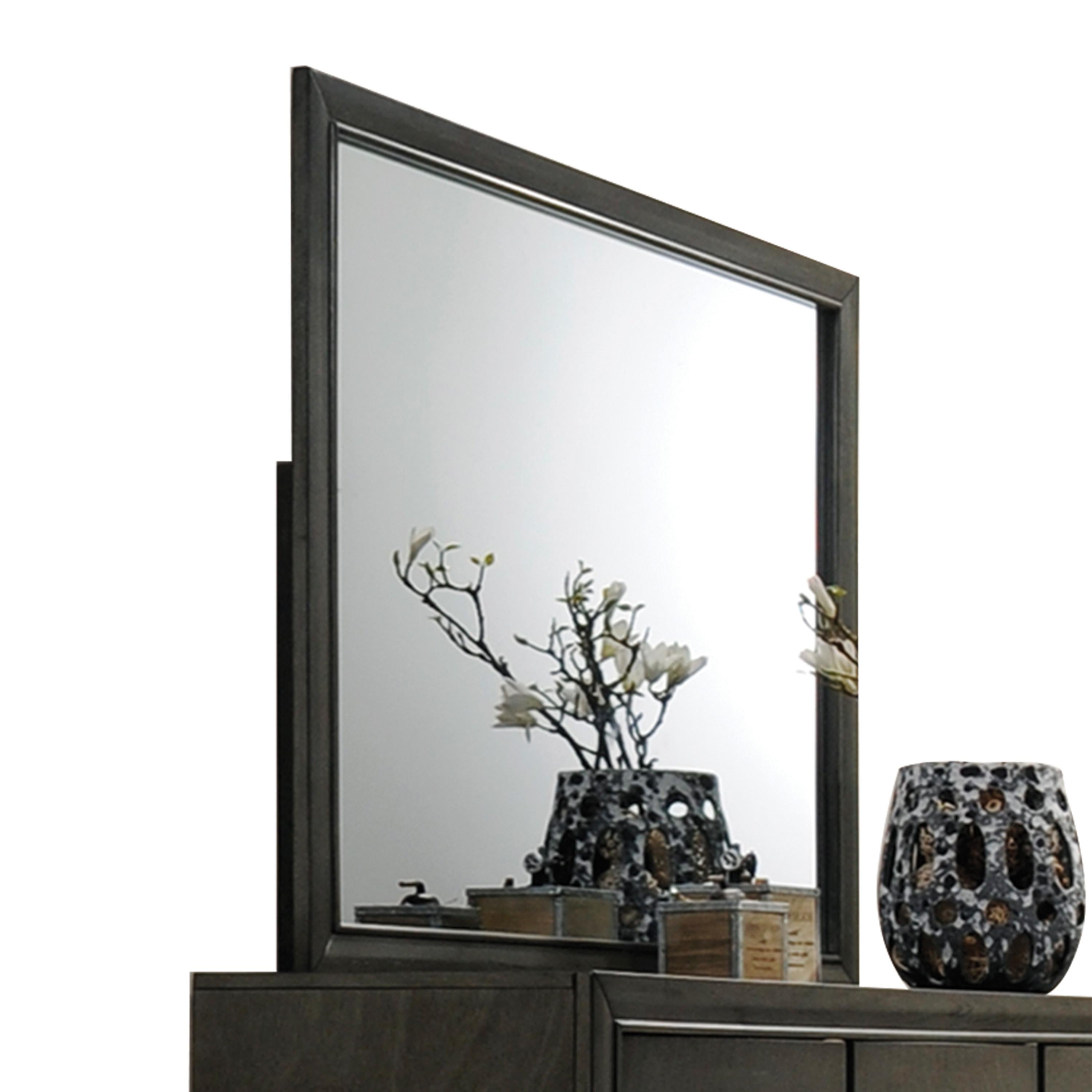 Carine II Gray Mirror - Luxury Home Furniture (MI)